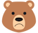 bear negative image
